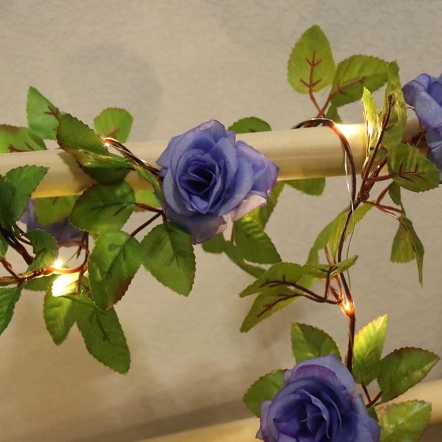 Decorative Rose Vine String Lights