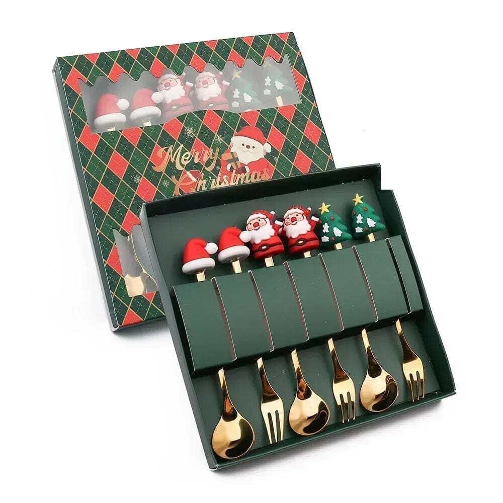 Christmas Spoon & Fork Gift Set