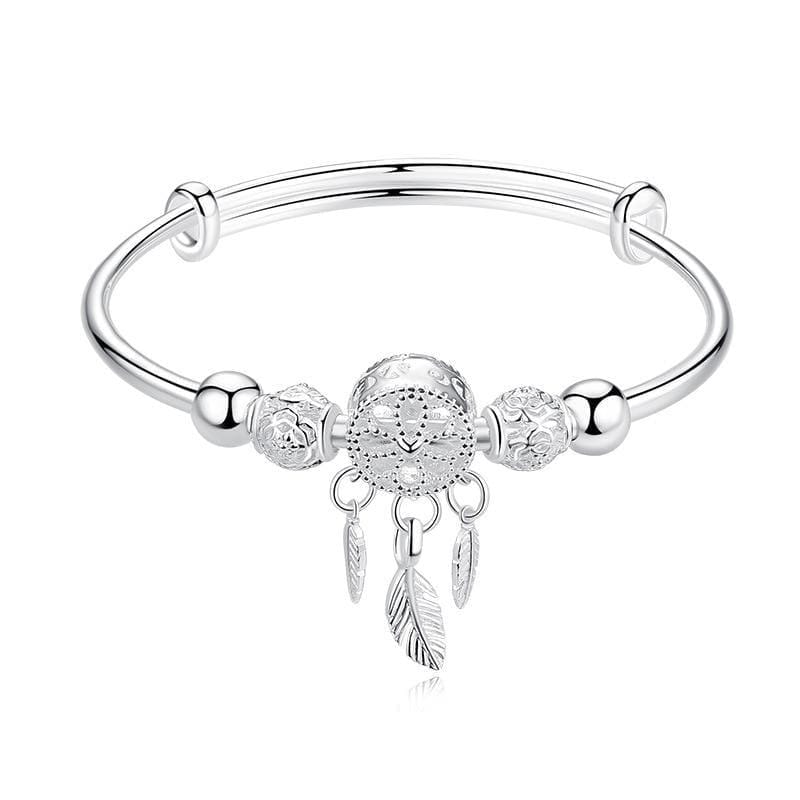 925 Sterling Silver Dreamcatcher Bracelet