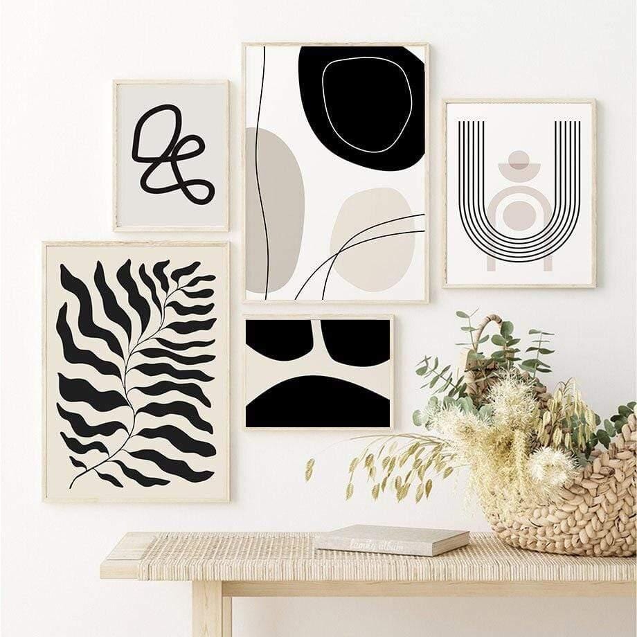 Abstract Line Nordic Posters