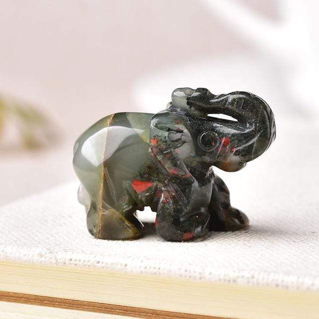 Elephant Carved Natural Crystal