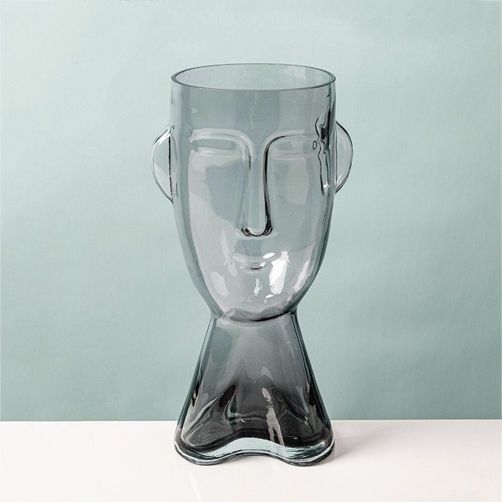 Abstract Human Face Flower Vase