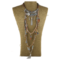 Earthly Gypsy Statement Long Necklace