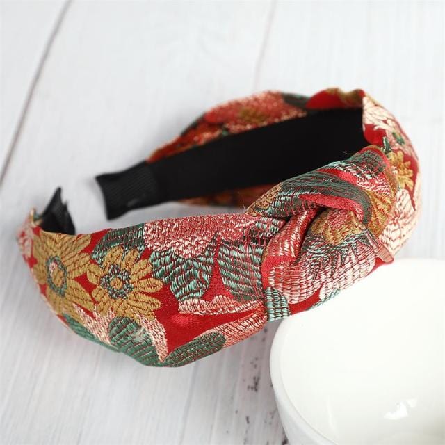 Vintage Cross Knot Headbands