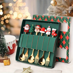 Christmas Spoon & Fork Gift Set