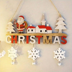 Christmas Wooden Hanging Pendant