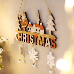 Christmas Wooden Hanging Pendant