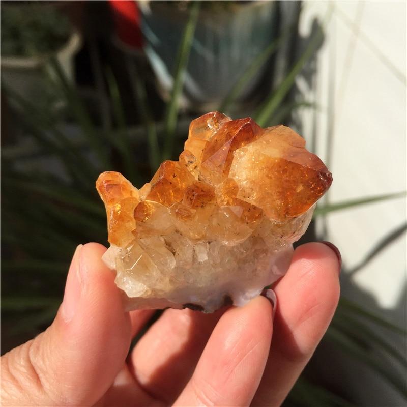 Citrine Quartz Crystal Cluster