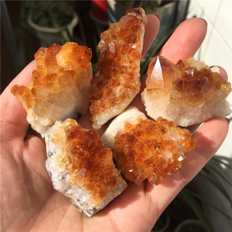 Citrine Quartz Crystal Cluster