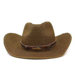 Cowgirl Straw Wide Brim Hat