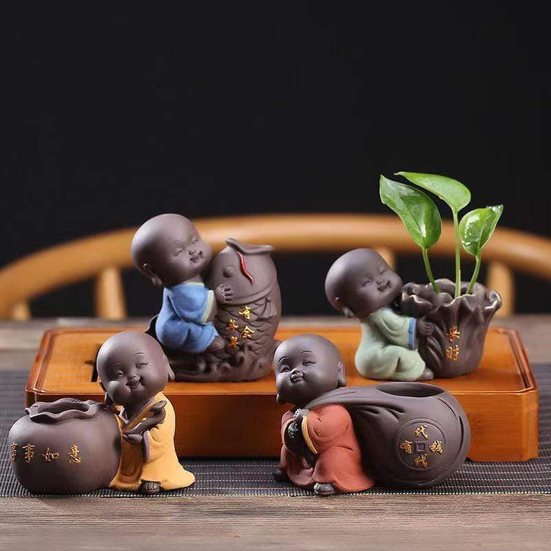 Cute Baby Buddha Flower Pot