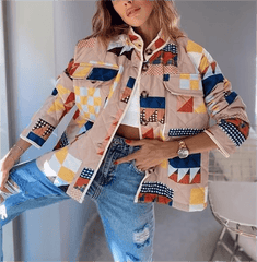 Daeja Retro Geometric Jacket