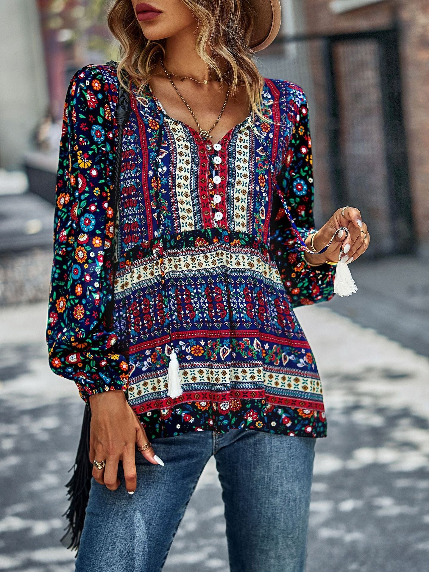 Dahlia Boho Top