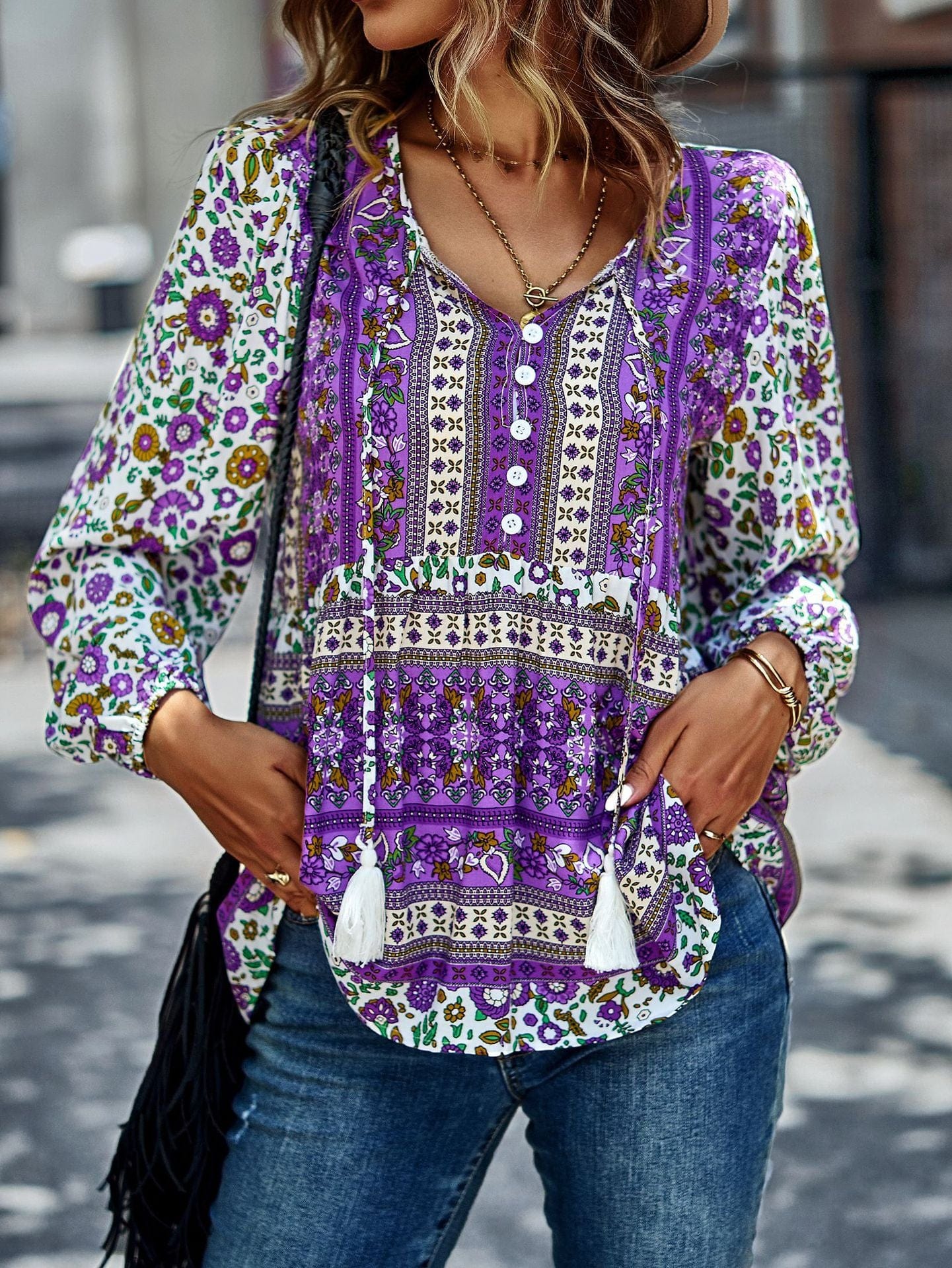 Dahlia Boho Top