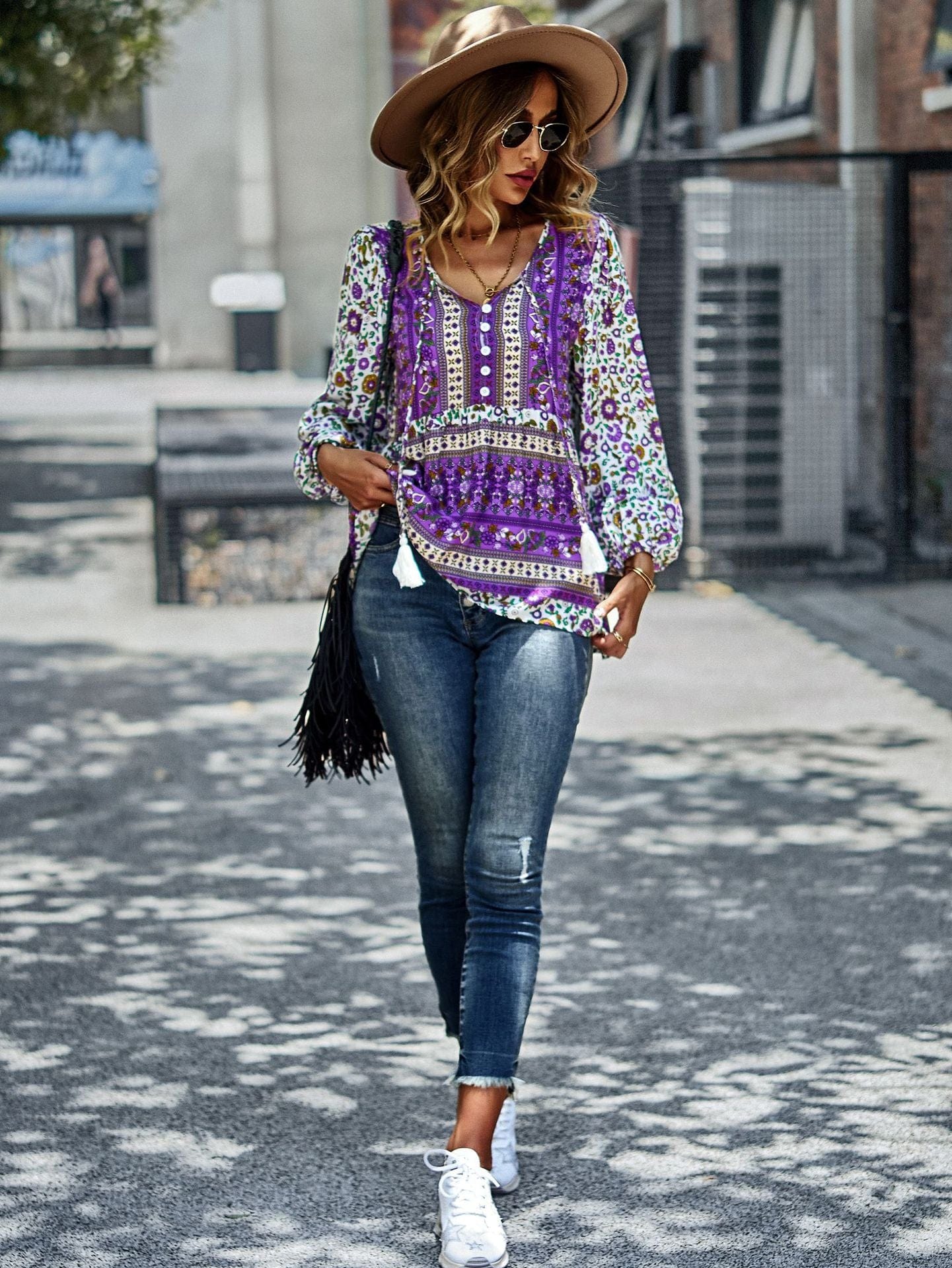 Dahlia Boho Top