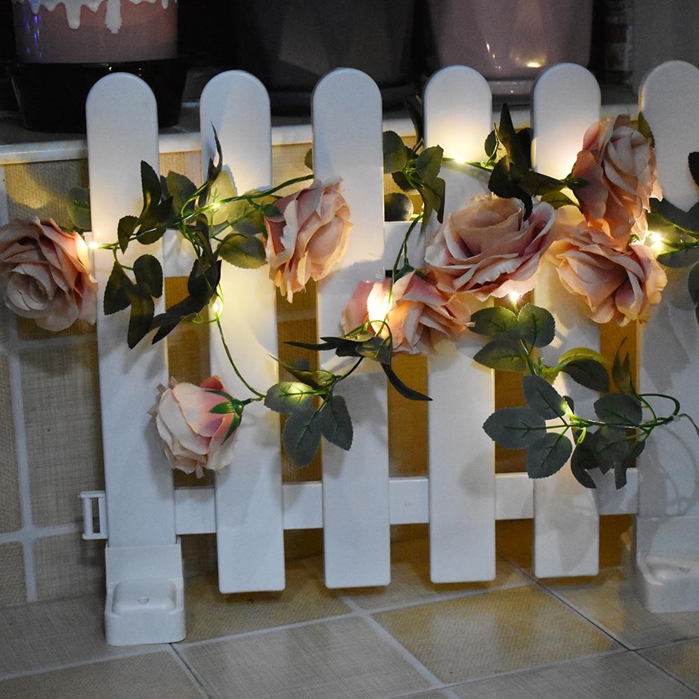 Decorative Rose Vine String Lights