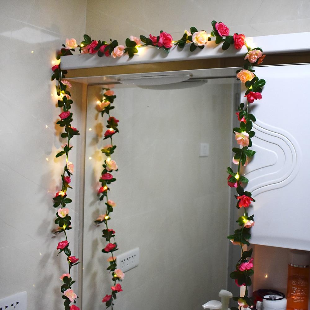 Decorative Rose Vine String Lights