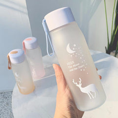 Deer The Moon and The Stars Water Bottle