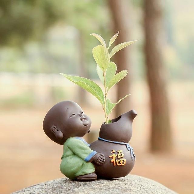 Cute Baby Buddha Flower Pot