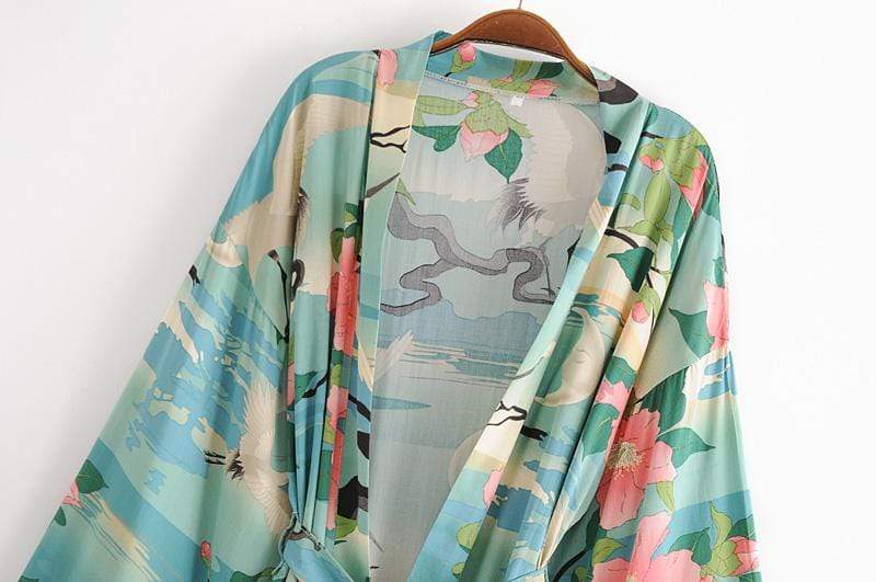 Emerald Floral Kimono