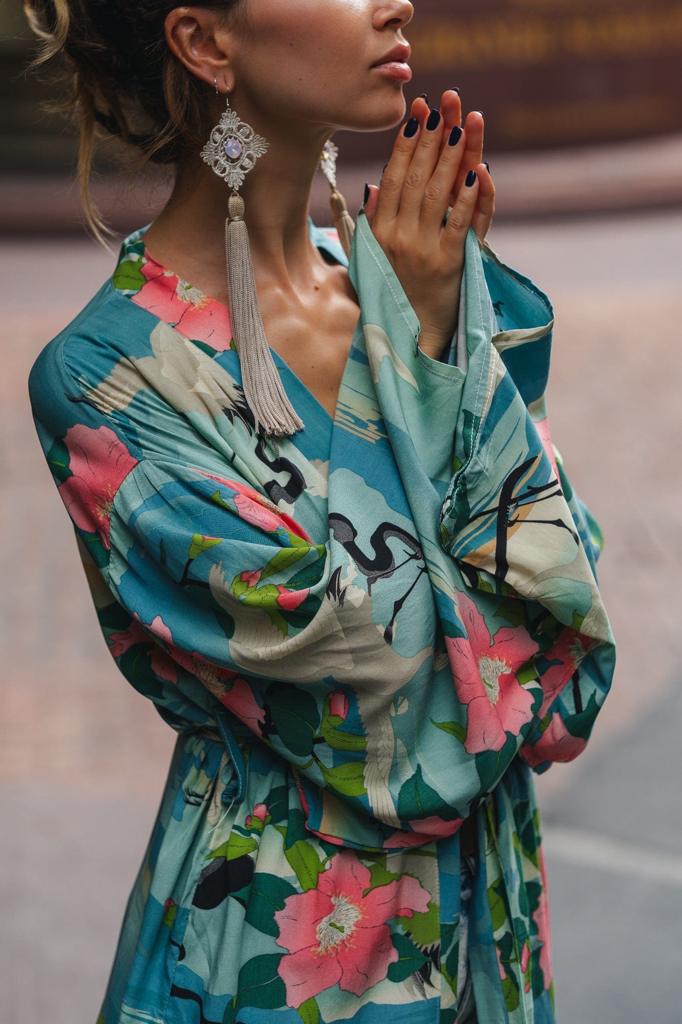 Emerald Floral Kimono