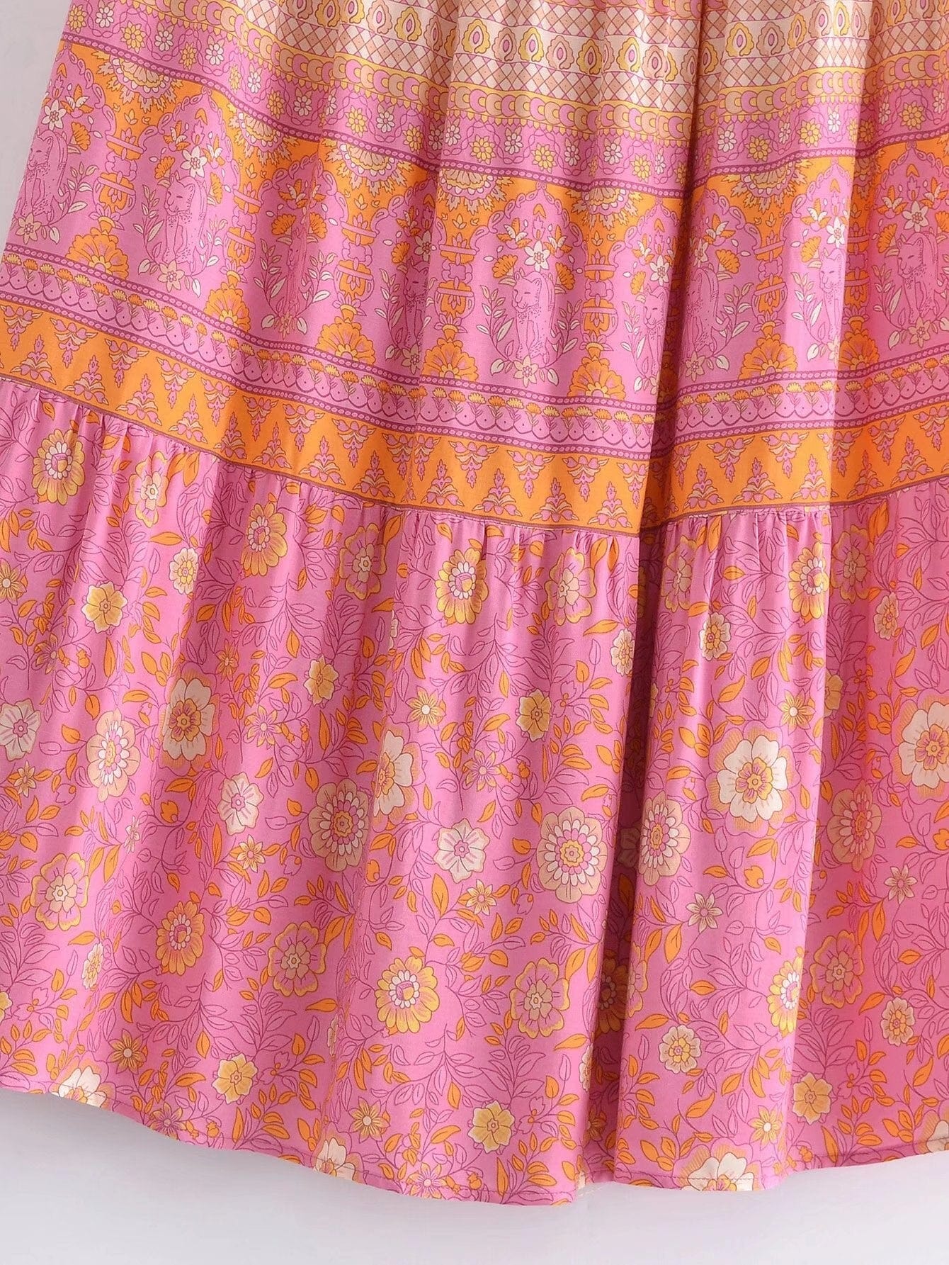 Enelia Boho Maxi Skirt (2colors)