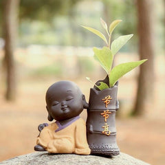 Cute Baby Buddha Flower Pot