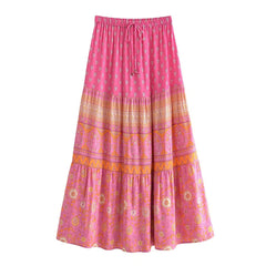 Enelia Boho Maxi Skirt (2colors)