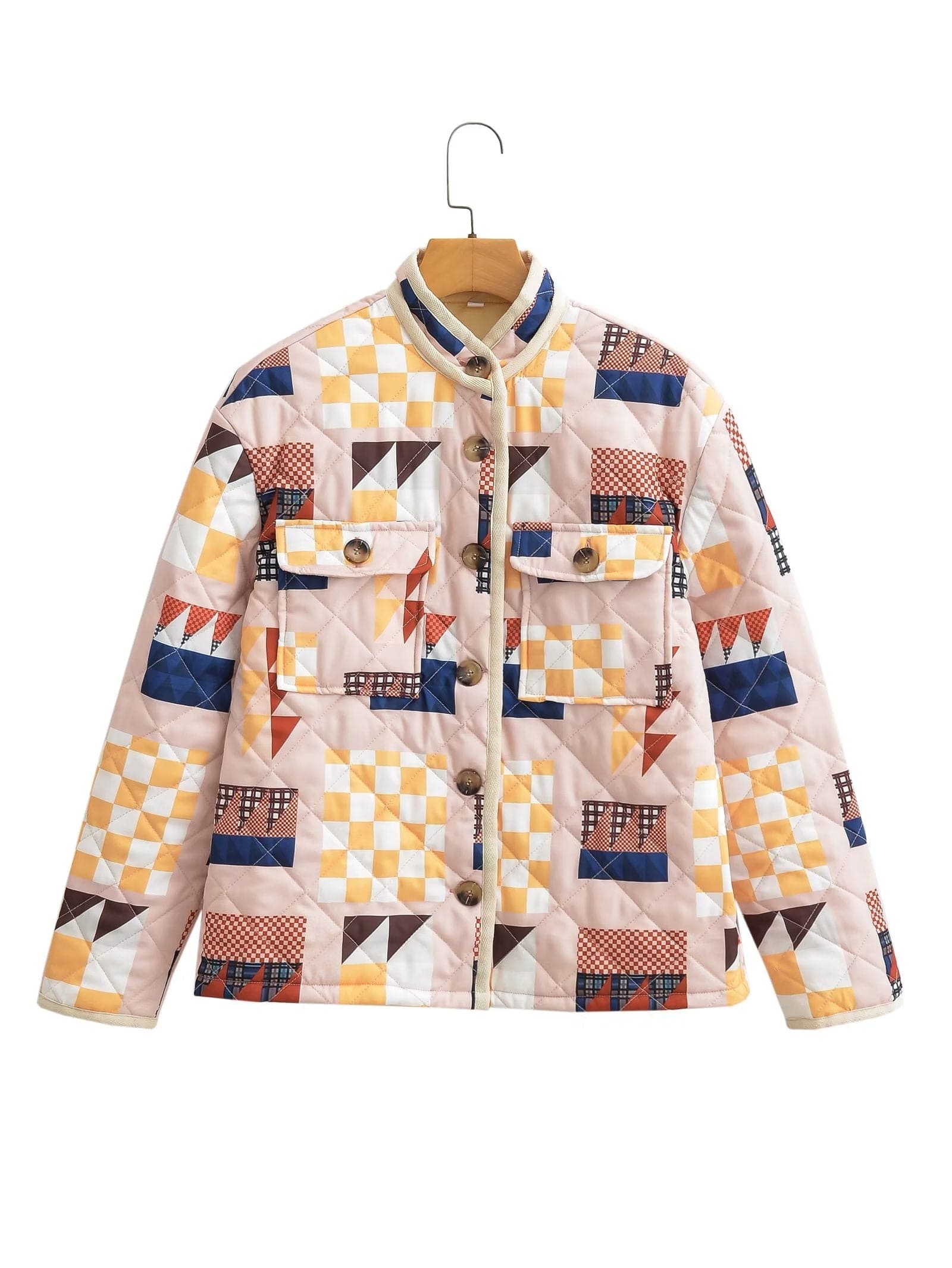 Daeja Retro Geometric Jacket