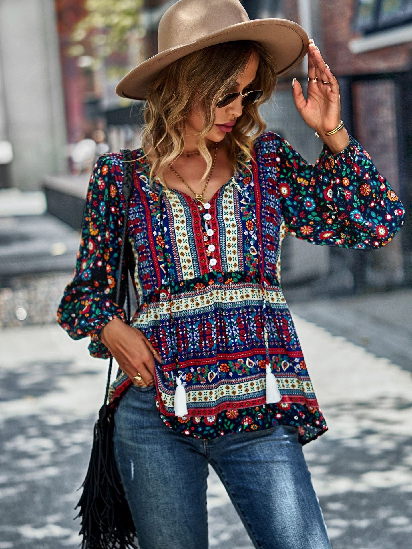 Dahlia Boho Top