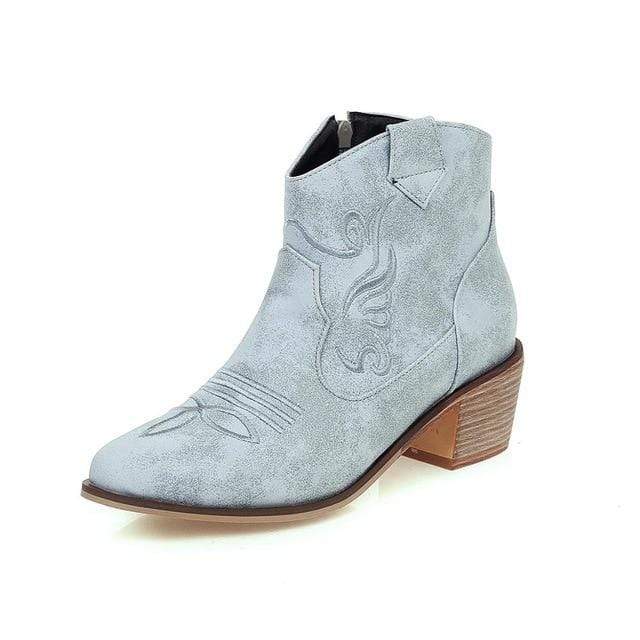 Vegan Leather Ankle Boots