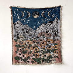 Dream Garden Throw Blanket