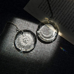 Sun and Moon Crystal Suncatcher