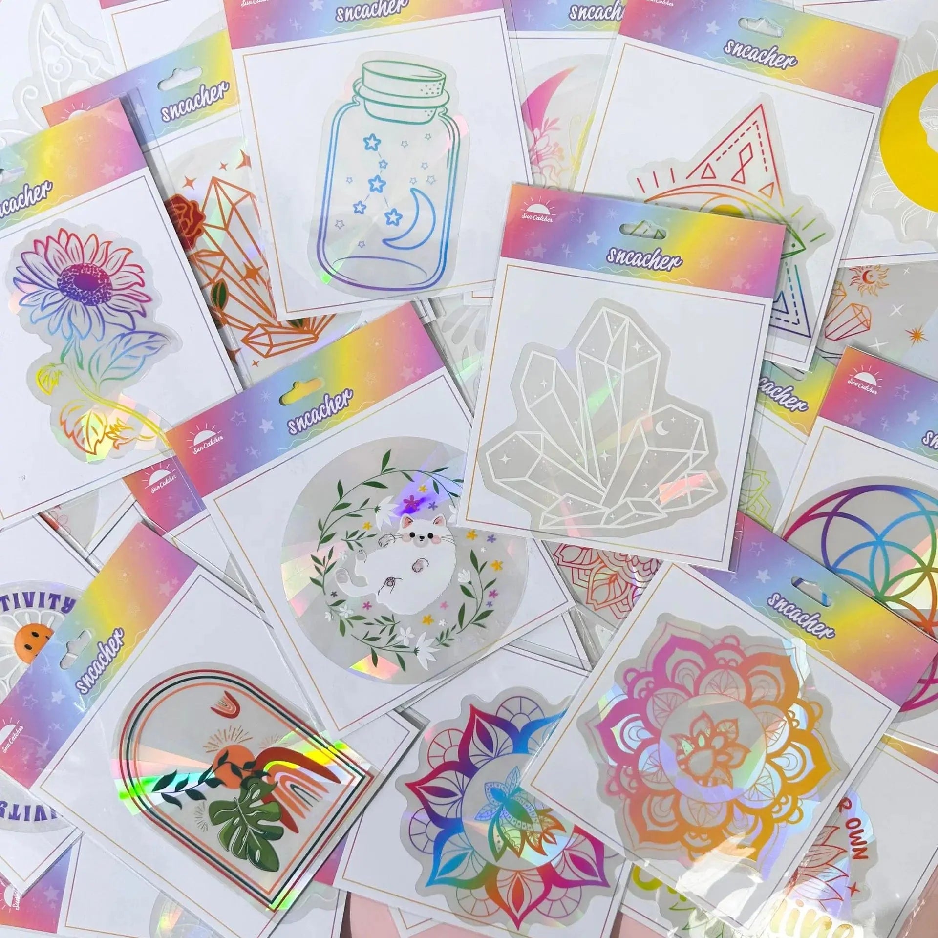 Suncatcher Window Stickers (32 Designs)