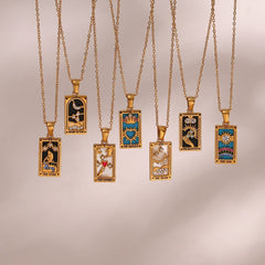 Tarot Cards Pendant Necklaces