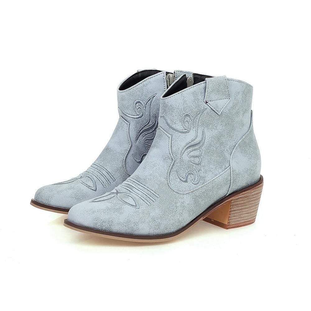 Vegan Leather Ankle Boots