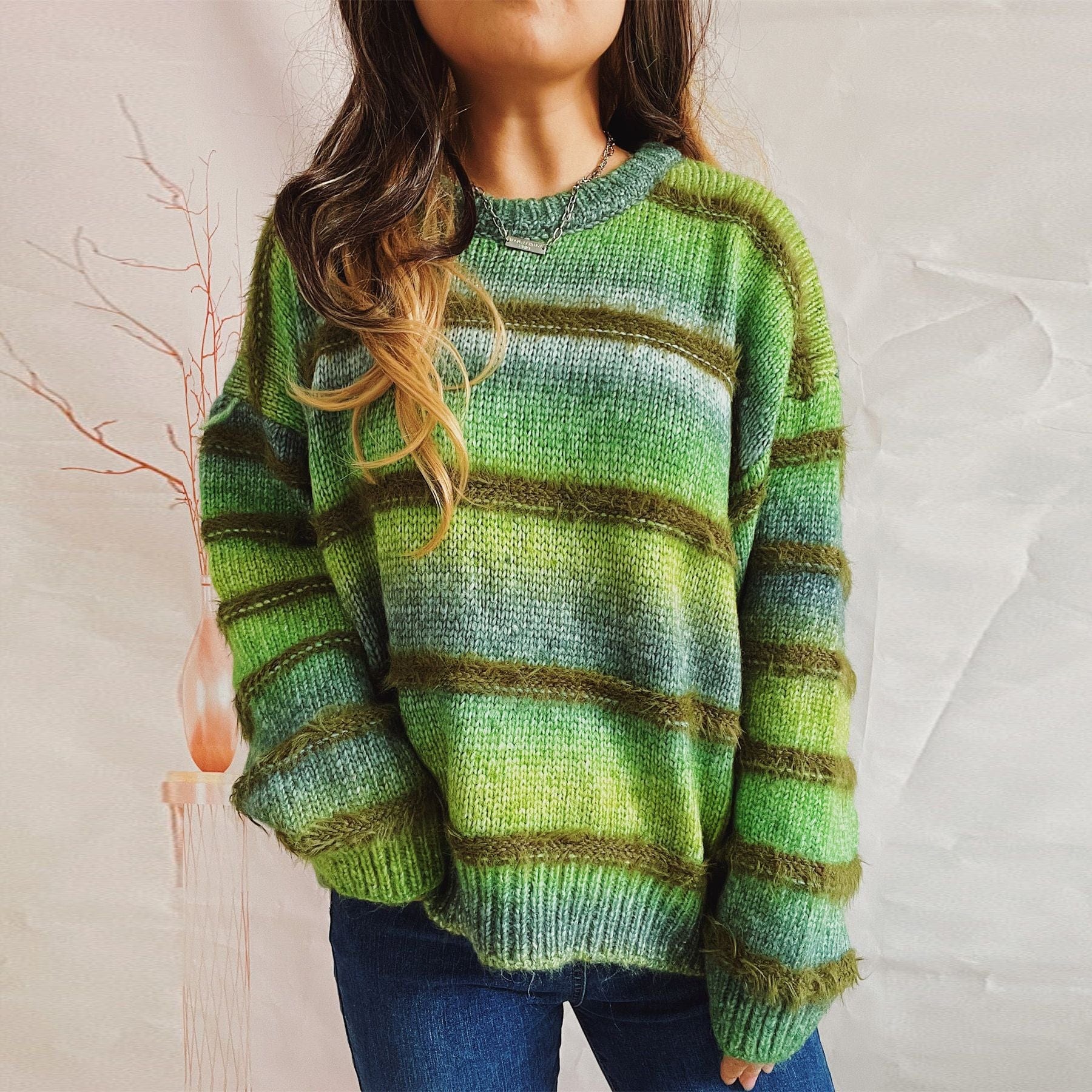 Tayla Gradient Striped Sweater