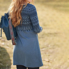 Vintage Printed Dress