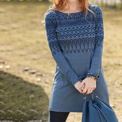 Vintage Printed Dress